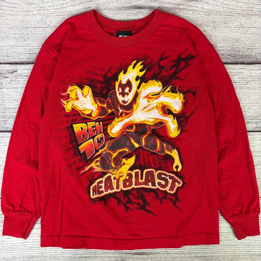 2006 Cartoon Network Ben 10 "Heatblast" Long Sleeve Shirt